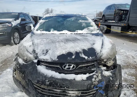 2012 Hyundai Elantra Gls from USA, damaged, VIN KMHDH4AE3CU260221